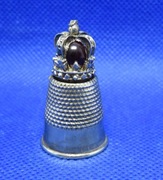 Naparstek Kolekcjonerski Metalowy - Korona 