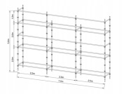 Rusztowanie choinkowe 50 m