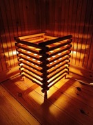 Promocja 20% Lampa drewniana stojąca Studnia 