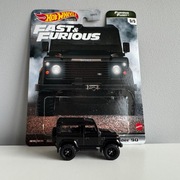 Hot Wheels Premium 1:64 LAND ROVER DEFENDER 90 - FAST & FURIOUS - LUZ