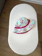 Czapka bucket wiosenna letnia dwustronna różowa we wzorki rozm uniwersalny