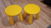 Stołek IKEA Mammut żółty