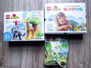 Zestaw Lego Duplo 2 x 10971 Dzikie zwierzęta Afryki + Triceratops