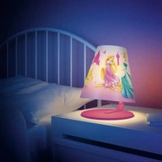 LAMPKA NOCNA dla dzieci LED PHILIPS Disney Princess Księżniczki, Różowa