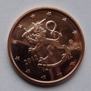 FINLANDIA  2012 5 CENTÓW UNC !!!!!!!!!!