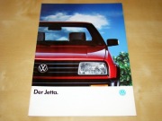Prospekt Volkswagen Jetta 1990 brzydka okładka