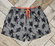 Spodenki Kąpielowe M 38 Męskie khaki w Palmy Szorty Plażowe