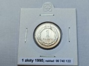1 zł złoty 1995 Stan I menniczy