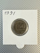 50 groszy z 1991 roku