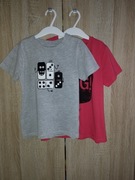 T-shirty bawełniane 2 sztuki r. 110/116 CoolClub 