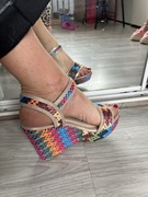 La Strada buty na koturnie rozmiar 38 cm