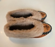 Pantofle góralskie mokasyny bambosze ciepłe zimowe damskie roz 40 26cm