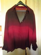 Pinko koszula bluzka ombre bordo r. L