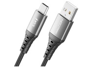 deleyCON Kabel USB-C 2m 3,1A – szybkie ładowanie i dane USB-A-C uniwersalny