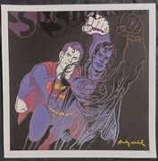 Andy Warhol Superman sygn i num 50x50cm