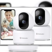 2 x Kamera IP WiFi GALAYOU G2 – Full HD, detekcja ruchu, audio