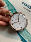 Zegarek kieszonkowy Longines srebro zlocone 50mm 