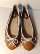 Baleriny skórzane MASSIMO DUTTI 