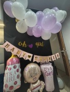 Zestaw dekoracji na Baby Shower – It’s a Girl! Girlanda balonowa