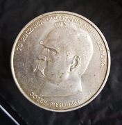 Zestaw 3 Srebrnych Monet PRL - Piłsudski Papież 30 lat PRL SREBRO