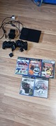Konsola Playstation 2 +zasilacz + 2 pady+ gry
