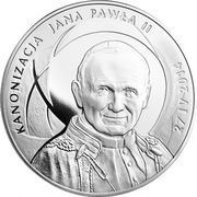 1kg srebrna moneta Kanonizacja Jana Pawła II – 27 IV 2014