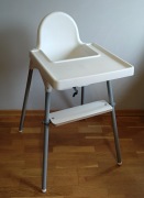 Krzesełko do karmienia Ikea Antilop z podnóżkiem