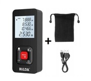 Dalmierz Laserowy HILDA 50m odległości metrówka cyfrowa ładowany na USB 