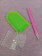 Zestaw do haftu diamentowego – aplikator + tacka + woreczek strunowy