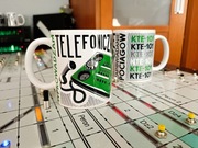 Kubek dla kolejarza - z grafiką centralki KTE-101