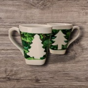 Ręcznie wykonane kubki porcelana HANDMADE 2szt.