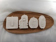 Zestaw Naturalnych Białych Świec Sojowych Twarze