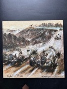 Ręcznie malowana miniatura wyścigowa 1937 Eifel GP Nürburgring 