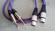 Interkonekt 2x 0.5m Jack XLR Female Melodika OFC