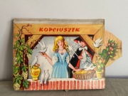 Kopciuszek Stara Książka Rozkładanka 1975 Vojtěch Kubašta Pop-up Book
