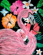 Obraz Tropikalny Flaming 