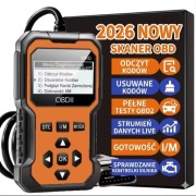 Skaner Tester Diagnostyczny OBD2 Kasuje Błędy Check Engine PL Menu