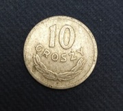 Moneta 10 groszy 1966 Al 