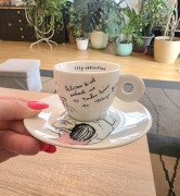 Filiżanka+spodek espresso Illy Collection z 2003 roku