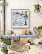 Obraz "Przedwiośnie II" 80x80cm, akryl