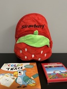 Plecaczek dla przedszkolaka 18|23cm. Do tego kolorowanka i 12 kredek.