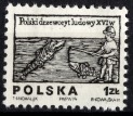 2203 Polski drzeworyt ludowy XVI w. - luzak