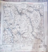 Oryginalna niemiecka mapa topograf. Seidenberg Zawidów 1936r skala 1:25 000