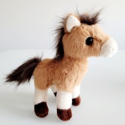 Pluszowy konik / kucyk, maskotka - beżowa – NOWA