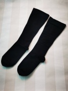 Veera podkolanówki kompresyjna 2 klasa czarne krótkie zamknięte