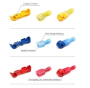 SZYBKOZŁĄCZKA ZŁĄCZE KONEKTOR KABLI PRZEWODÓW ZESTAW T-TAP ZESTAW 120szt