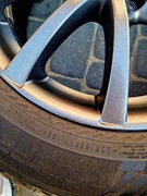 Felgi 17" Mazda CX5 ciemny szary + opony letnie 