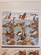 Gambia 1995 Mi 2050-61  ptaki  arkusz  czysta idealna pozycja 