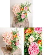 Kompozycja nagrobna serce z róż 50x60 cm – duża, trwała