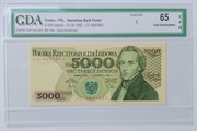 5000 złotych 1982 rok seria CC wysoka nota GDA 65 EPQ Chopin